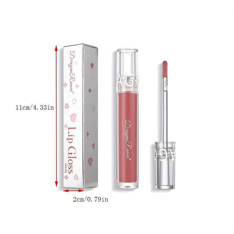 Waterproof Lip Gloss Mirror Luster Dewy Texture Transparent Sheer