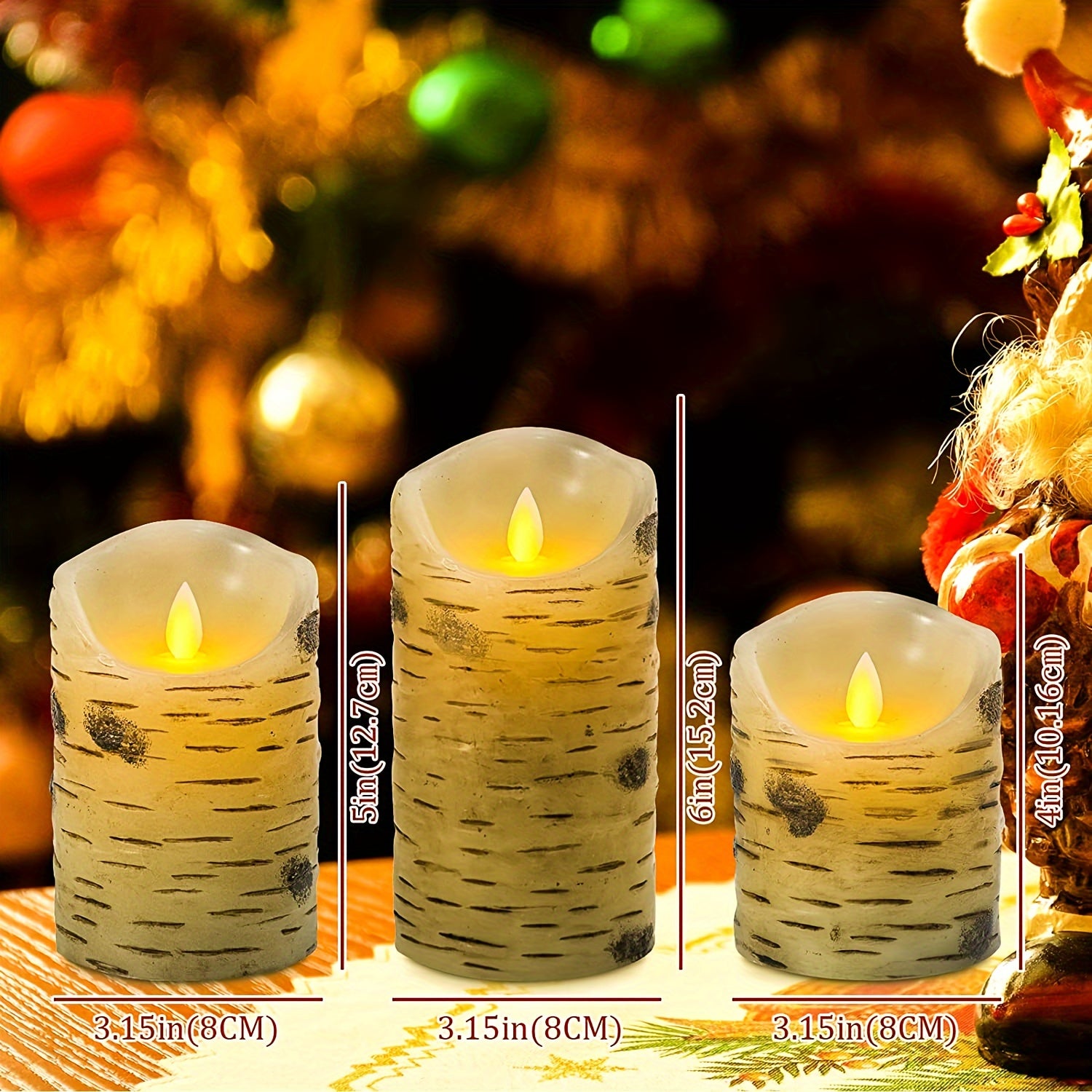 Remote Control LED Candle Light Birthday Party Wedding Flame Swing Candle