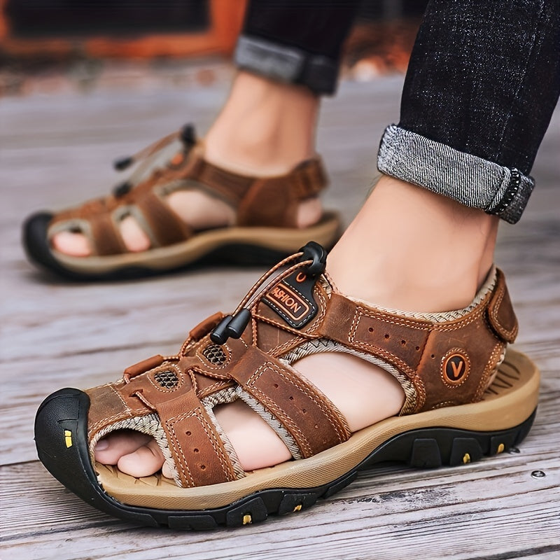 Men's Non Slip Sandals Wear resistant Comfy Hiking Shoes