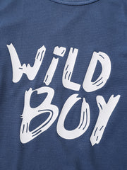 Boys Wild Boy Outfit Shorts & t shirt summer Kids