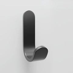 Metal Hooks Coat Bathroom Door Hooks Wall-mounted Adhesive