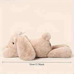 Cute Rabbit Plush Toy Soft Fur Stuffed Animal Mixed Colors