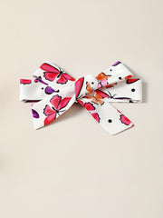 Toddler Girls Ruffle Trim Butterfly Graphic Princess Dress with Hairband