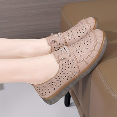 Women's Hollow Out Flat Shoes Slip On Low Top Breathable Loafers