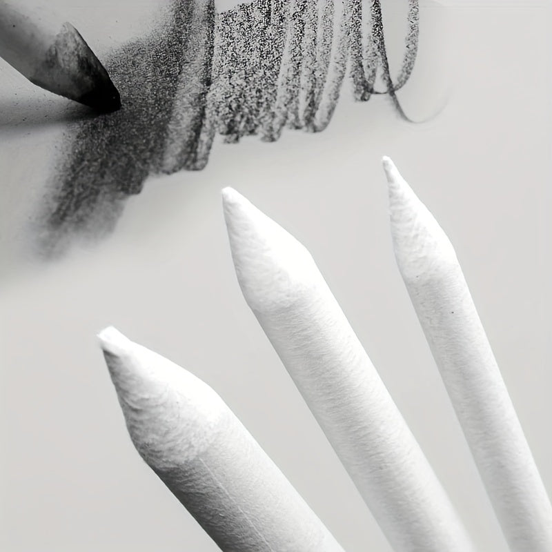 6pcs Blending Smudge Stump Stick Charcoal Sketching Tool