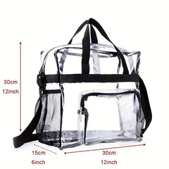 Clear PVC Travel Bag for Easy Organization