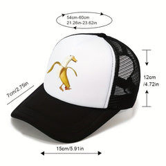 Duck Print Baseball Cap Sunshade Sunscreen Casual Hip Hop Trucker Hat