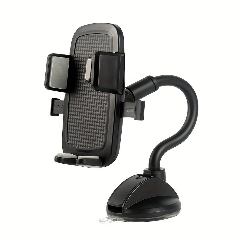 Car 360 Rotation Telescopic Long Rod Suction Cup Phone Bracket