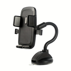 Car 360 Rotation Telescopic Long Rod Suction Cup Phone Bracket