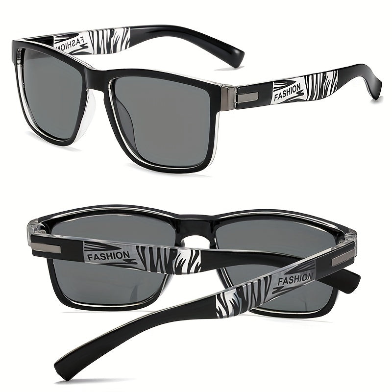 Sports Polarized Sunglasses Square UV400 Protection Glasses