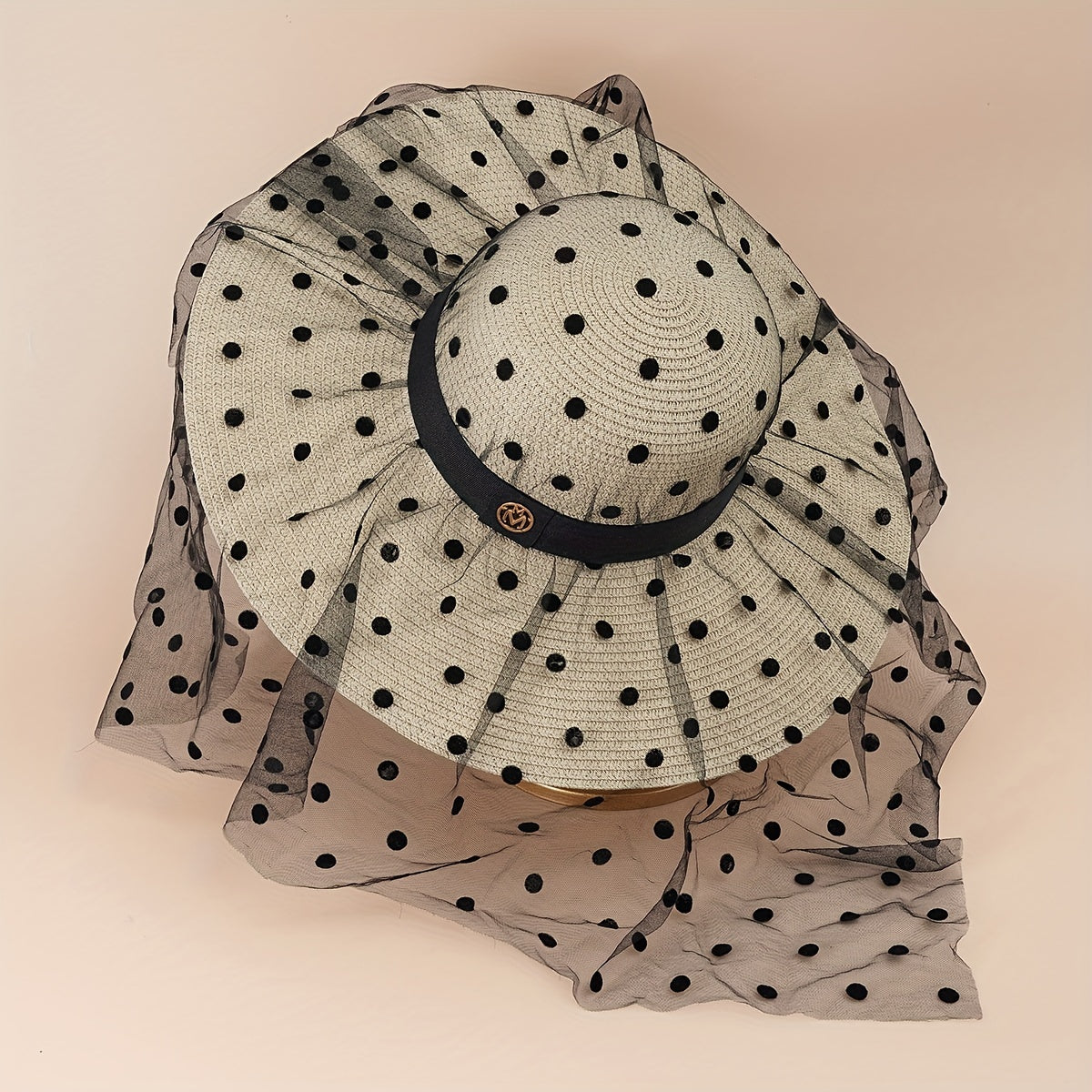 Summer Sunscreen Vacation Hat Retro Seaside Beach Straw Hat