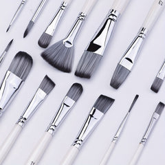 15pcs Paint Brushes Acrylic Watercolor Gouache Christmas Halloween