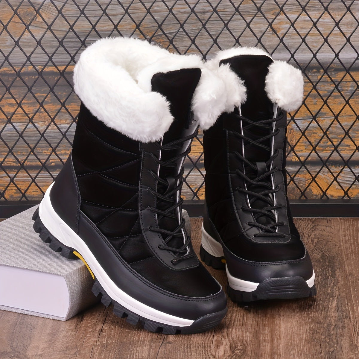 Women's Outdoor Snow Boots Non-Slip Warm Winter High Tube Boots