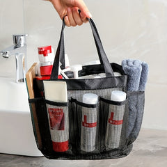 Portable Mesh Toiletry Bag for Travel Business Trips Home & Outdoor Beach
