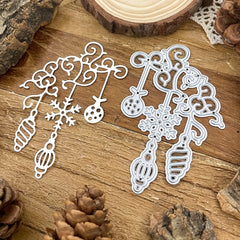 1pc Christmas Lantern Pendant Metal Cutting Dies for Scrapbook Paper Craft