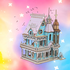 Dream Villa DIY 3D Wooden Puzzle Model
