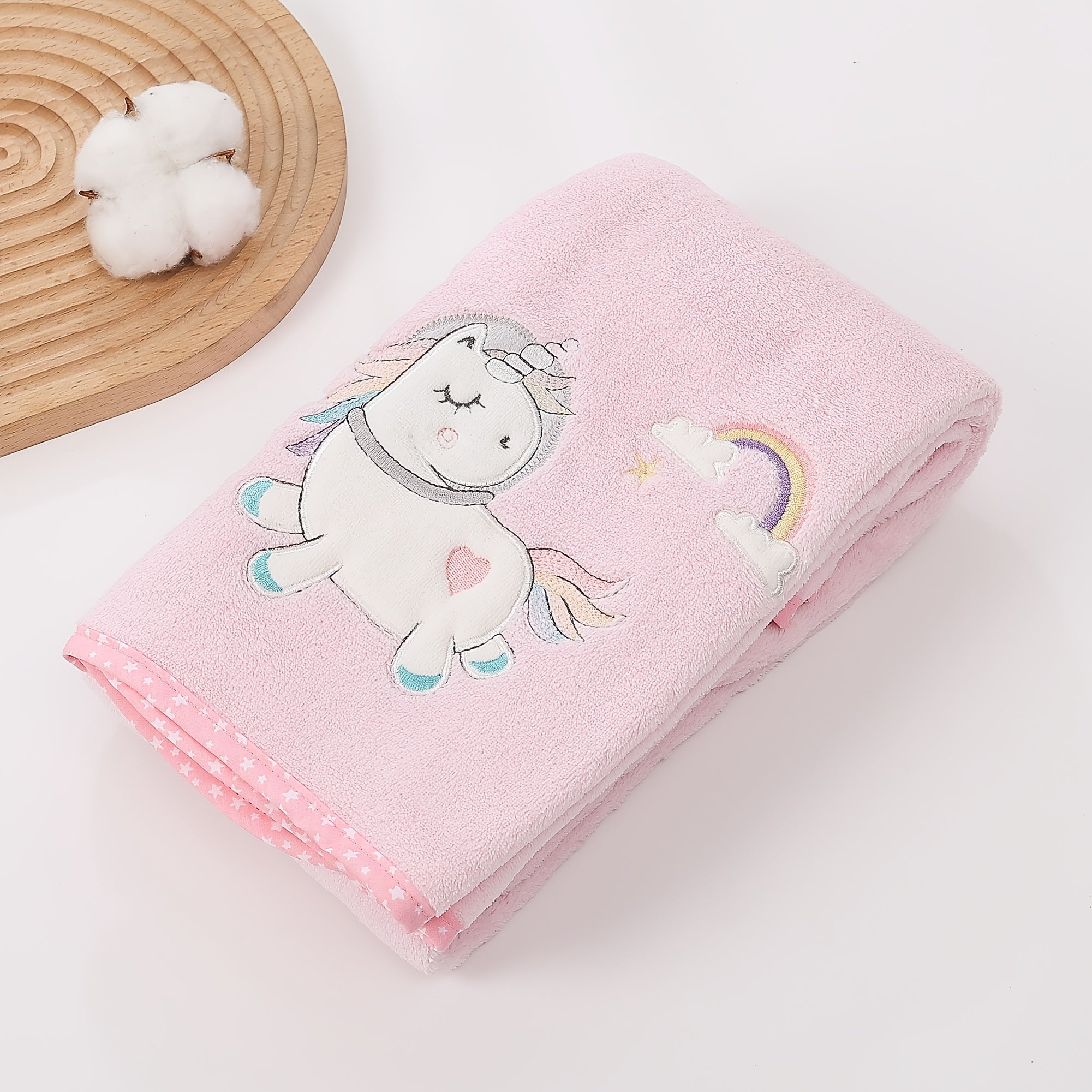 Baby Plush Blanket Elephants Unicorns Rainbows Boys Girls 100% Pure Perfec