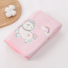 Baby Plush Blanket Elephants Unicorns Rainbows Boys Girls 100% Pure Perfec
