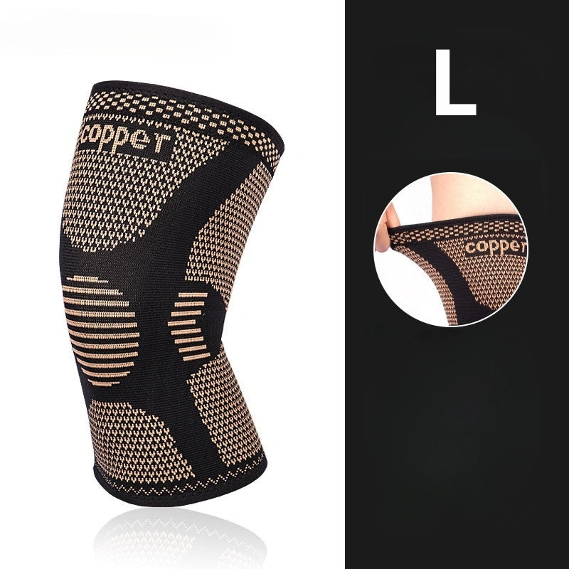 Knitted Elastic Nylon Knee Pads For Sports