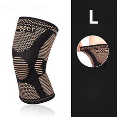 Knitted Elastic Nylon Knee Pads For Sports