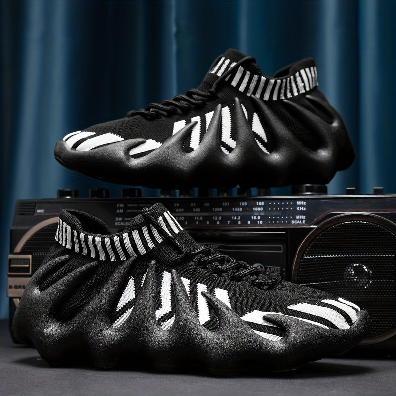 Men's Knitted Lightweight Running Shoes for Spring and Summer