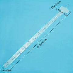 10pcs Hanging Display Strips with Hooks and Label Header