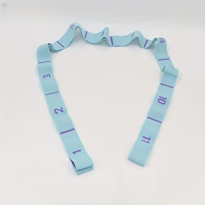 Yoga Elastic Resistance Band with 10 Independent Rings
