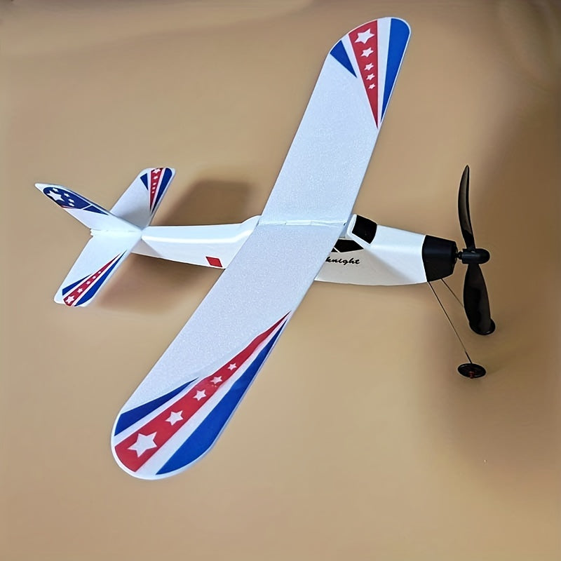 Rubber Band Powered Model Glider DIY Airplane