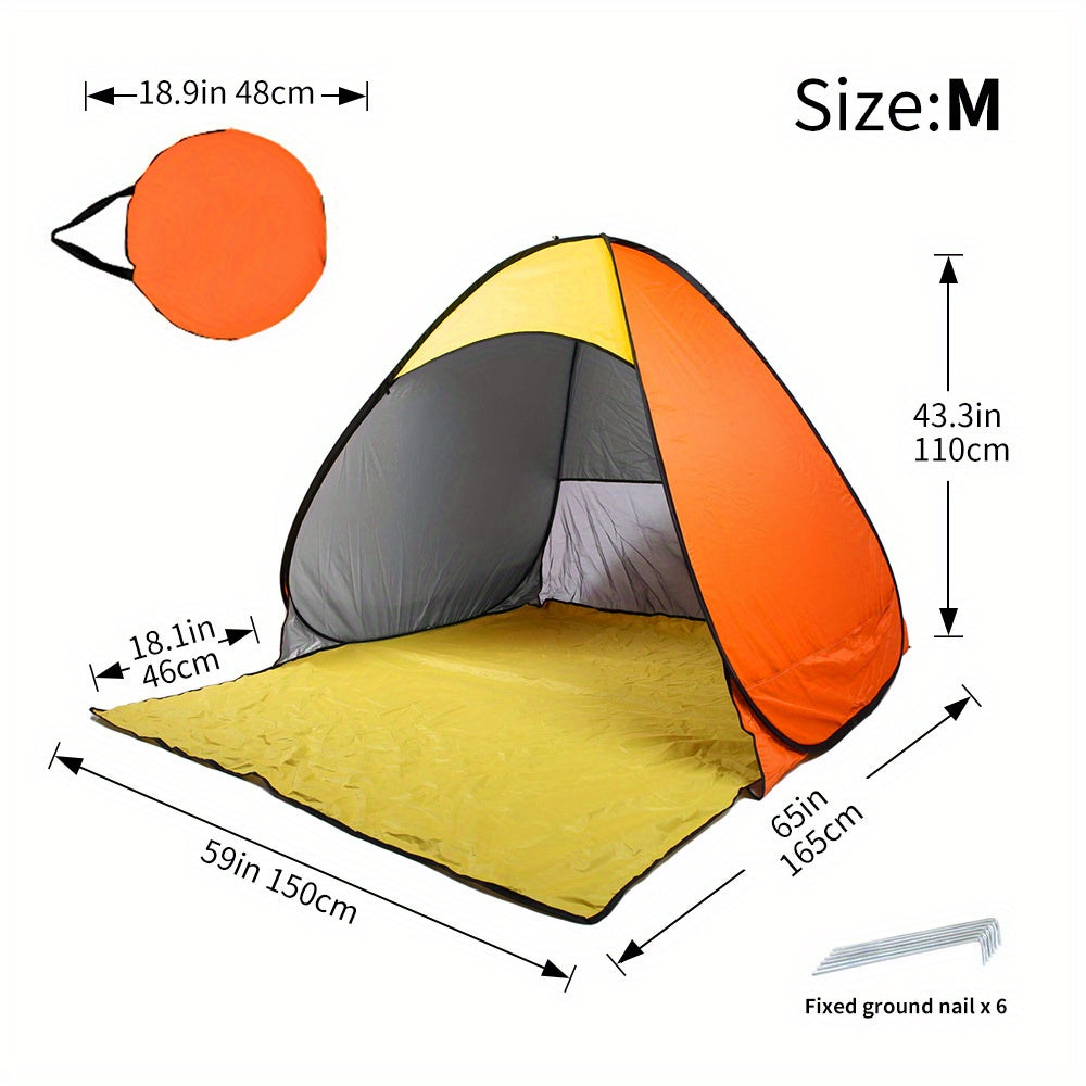 Fully Automatic Portable Beach Tent Sun Protection Lightweight