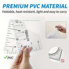 Tshirt Ruler Guide For Vinyl Alignment HTV Sublimation Heat Press Tool