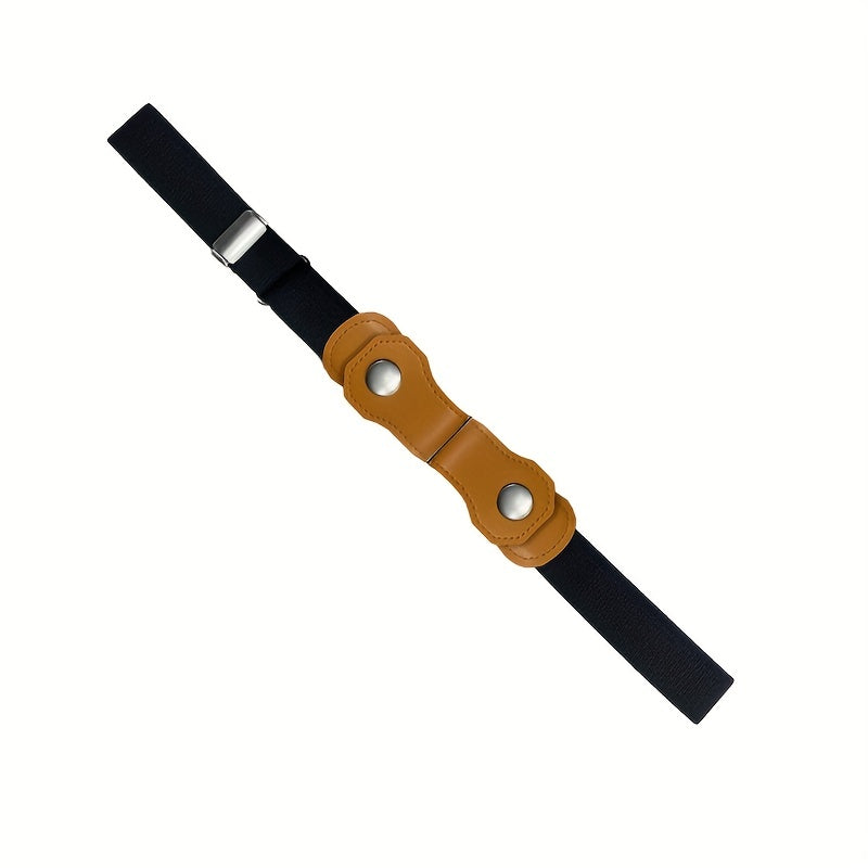 Kids Snap Button Adjustable Elastic Band Belt