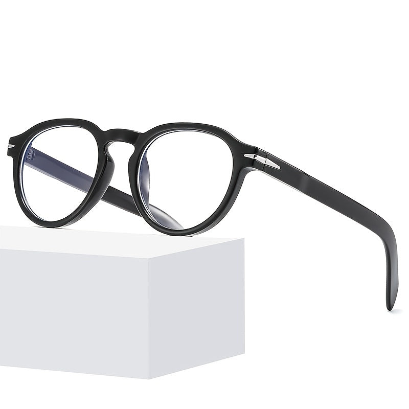 Light Blocking Glasses Frame Round Rice Nail Glasses Frame