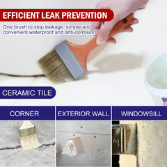 2pcs Waterproof Adhesive Transparent Coating Leak Repair