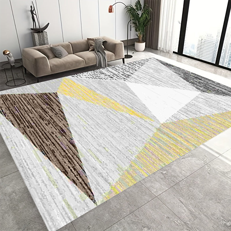Modern Abstract Carpet for Living Room Bedroom Machine Washable