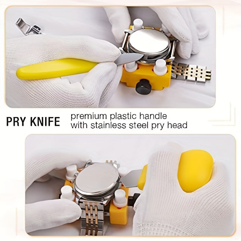 8pcs Watch Repair Kit Removal & Replacement Tool for Opening Watch Back