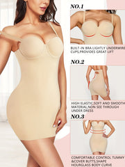 Shaping Slip Dress Tummy Control Slimming Body Shaper Underwear