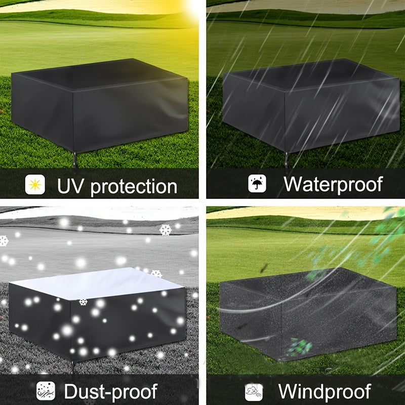 Waterproof 210D Oxford Cloth Billiard Table Cover - Fits 7 8 9ft Tables