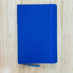 1pc Lined Ruled Hardcover Notebook 80Gsm Thick Paper Inner Pocket Journal
