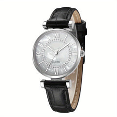 Marble Face Roman Scale Women's Quartz Watch