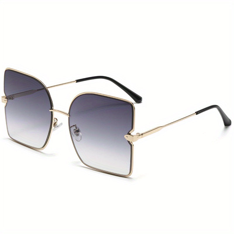 Y2K Butterfly Metal Sunglasses Gradient Anti Glare Glasses UV400