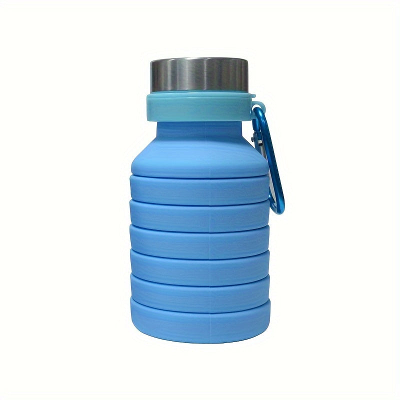 550ML Collapsible Water Bottle BPA-Free Silicone Foldable Sports Bottles