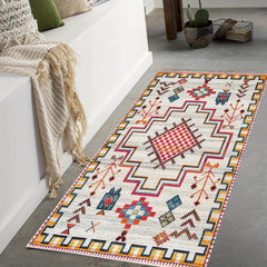 Boho Geometric Area Rug Moroccan Modern Bohemian Indoor Soft Tufted Carpet