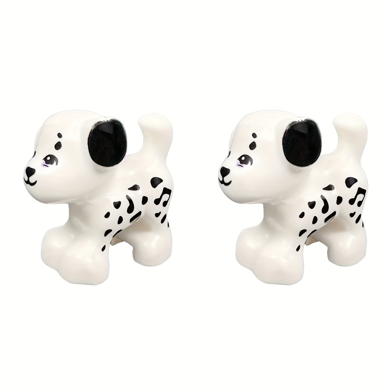 Spotted Dog Pattern Accessories for MOC Building Blocks