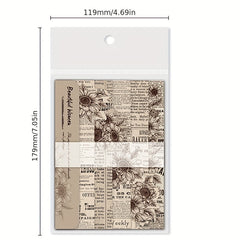 20pcs Vintage Craft Paper Junk Journal Pages