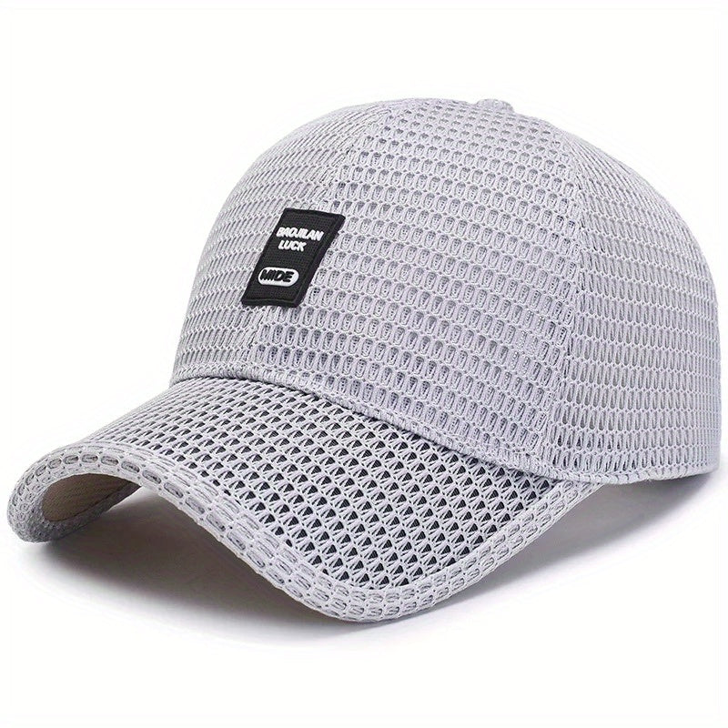 Summer Mesh Trucker Cap Curved Visor Dad Hat Sun Cap