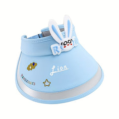 Kids Sun Protection Hat Summer UV Baby Sunshade Breathable Girls Cartoon Sun Hat
