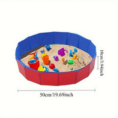 Portable Folding Sand Table Durable Oxford Nonwoven Easy to Store & Transport