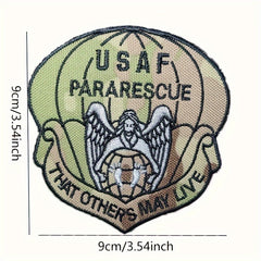 Airborne Series Patch Embroidered Morale Patches w/ Hook And Loop Fasteners