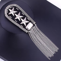 British Retro Fringe Epaulette PVC Shoulder Decoration