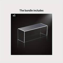 Acrylic U-shaped Display Stand for Desserts, Dolls, Cosmetics